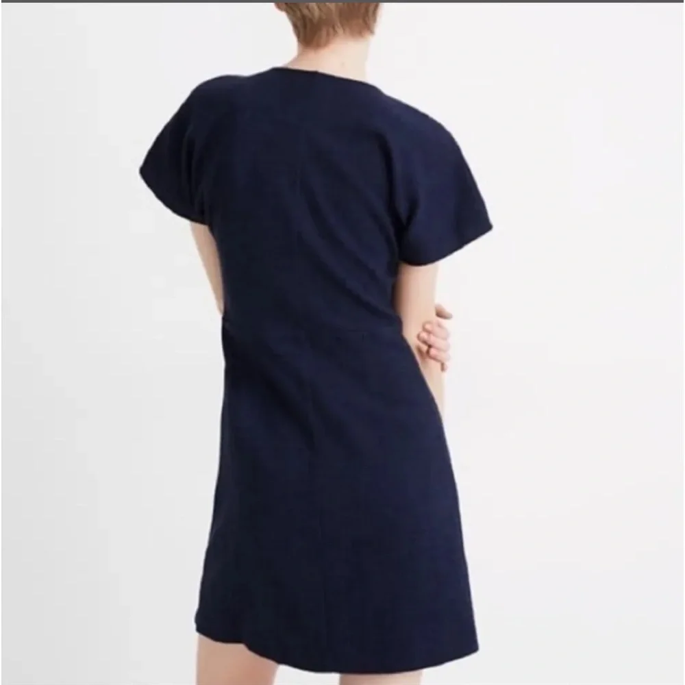 Madewell Cross-Front Flutter-Sleeve Mini Dress - Picture 2 of 6